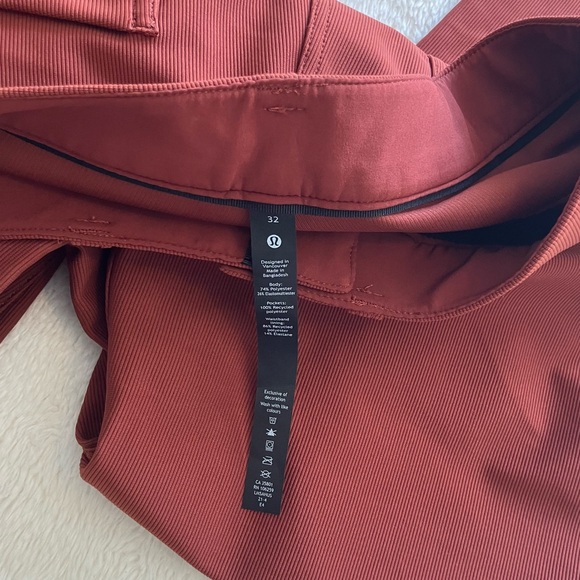 NWT Lululemon Men ABC Relaxed Fit Crop Pants Joggers Cord 32 - Picture 8 of 11